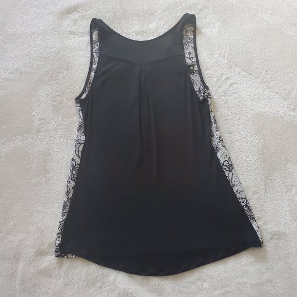 Express Sleeveless Top Paisley Print S - Picture 11 of 11